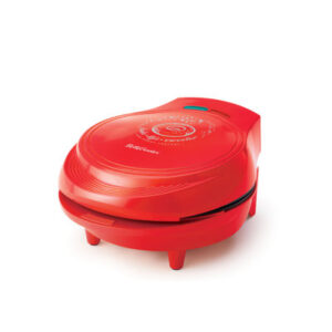 BETTY CROCKER Donut Maker, Mini Donut Maker with Nonstick Surface, Red