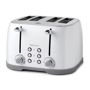 Betty Crocker 4 - Slice Toaster, One Size, White