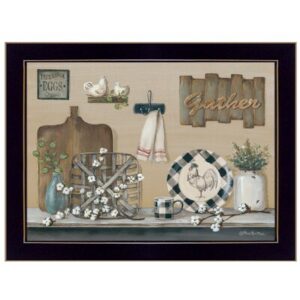 Farmhouse Kitchen Framed Wall Art for Living Room, Home Wall Dcor by Pam Britton