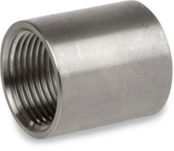 0.375 in. Coupling Banded No.150 Stainless Steel