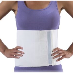 10-14081-2 9 in. Universal Abdominal Binder- White
