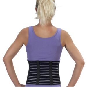 10-57710-XL-2 7 in. Ortho-Rite Cool Support- Black - Extra Large