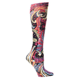 10 in. Womens Ankle Sock with Lexi Pattern, Multi Color