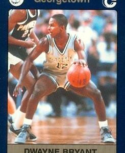 101905 Dwayne Bryant Basketball Card Georgetown 1991 Collegiate Collection No. 26