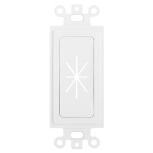 1270-N Decor Insert with Flexible Opening- White
