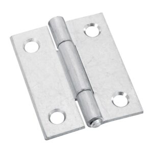 2 in. Steel Door Hinge, Zinc-Plated - Pack of 2