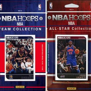 2014PACERSTS NBA Indiana Pacers Licensed 2014-15 Hoops Team Set Plus 2014-15 Hoops All-Star Set