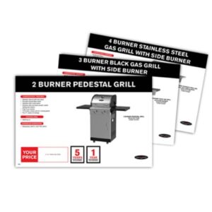 210769 Grillzone 4Pk Fact Tags TVGZGRFT01