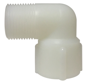 28725W 1 in. White Nylon Street Elbow