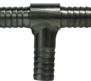 34563 0.37 in. Stainless Steel Barb Tee