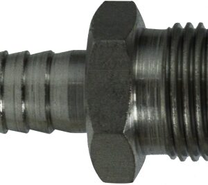 34588 0.25 x 0.25 in. Barb x MIP Stainless Steel Adapter