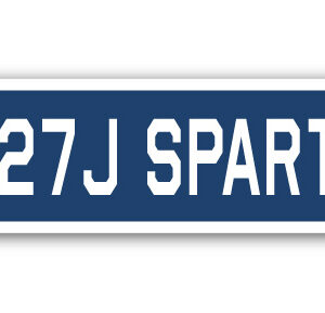 4 x 18 in. Air Force Aircraft Military Street Sign - C-27J Spartan