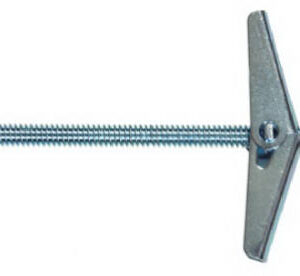41429 5 Pack, 0.25 x 4 in. Mushroom Head, Toggle Bolt.