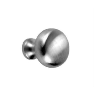 54-619 1.25 in. Satin Nickel Mushroom Cabinet Door Pull - Satin Nickel - 1.25 in.