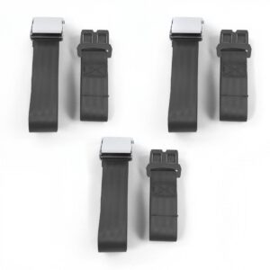 661545 Charcoal Lap Bucket Seat Belt Kit for 1959-1971 Triumph Herald Airplane 2 Point - 2 Belts