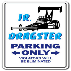 7 in. Jr. Dragster Decal - Drag Racing Car Sports Hobby Speed