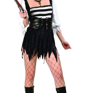 81409-SM Small Sexy Pirate Velvet Costume