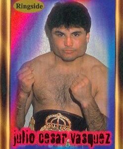 84431 Julio Cesar Vasquez Card Boxing 1996 Ringside No .32