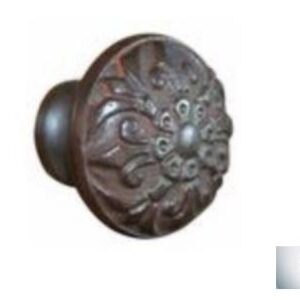 88-728 1.25 in. Fleur-de-lis Chrome Finish