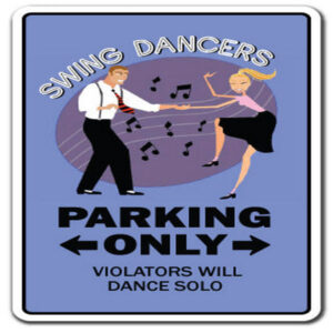 9 in. Swing Dancers Decal - Dance Music Dancer Dancing Teacher Instructor Shoes