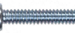 90401 0.25-20 x 1-0.5 in. Zinc Plated Slotted Round Head Machine Screw