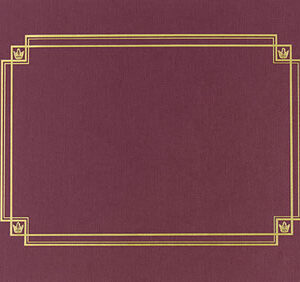 939503 Burgundy Linen Certificate Cover - 3 per Package