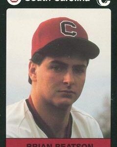 96922 Brian Beatson Baseball Card South Carolina 1991 Collegiate Collection No. 37