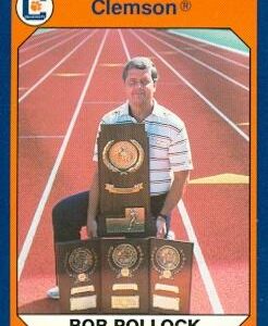 97010 Bob Pollock Track and Field Card Clemson 1990 Collegiate Collection No. 128