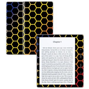 AMKOA7-Primary Honeycomb Skin Decal Wrap for Amazon Kindle Oasis 7 in. 9th Gen - Primary Honeycomb