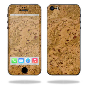 APIPH5S2-Cork Skin for Apple iPhone 5, 5S & SE Wrap Cover Sticker - Cork
