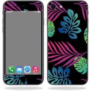 APIPH8-Neon Tropics Skin Decal Wrap for Apple iPhone SE 2020 7 & 8 - Neon Tropics