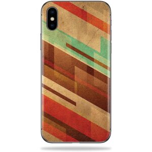 APIPHXS-Abstract Wood Skin Decal Wrap for Apple iPhone XS Sticker - Abstract Wood