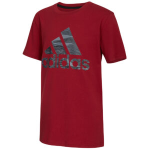 Adidas Boys' Camo Badge Of Sport Short Sleeve Tee
