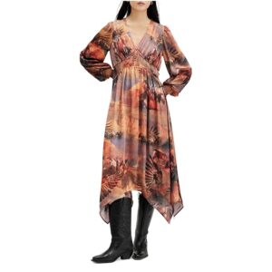 AllSaints Estelle Colca Dress (Canyon Purple) Women's Dress