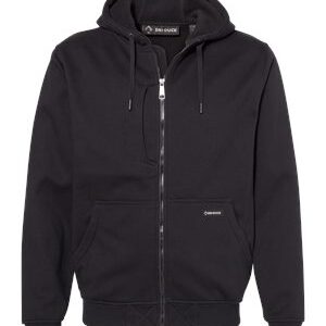 B01167503 Bateman Bonded Power Fleece 2.0 Full-Zip Jacket, Black - Small