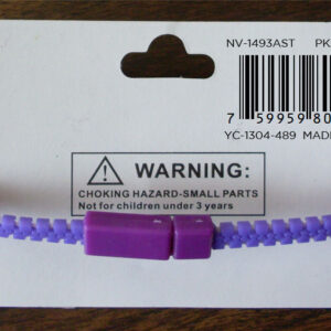 BA-1493AST Zipper Bracelets- 24 Piece
