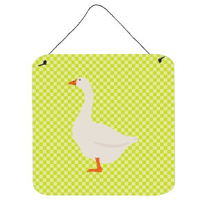 BB7718DS66 Embden Goose Green Wall or Door Hanging Prints, 6 x 6 in.
