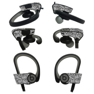 BEPOB2-Abstract Black Skin for Beats Powerbeats2 Headphones - Abstract Black