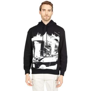 Blue Marble Paris Center of Performing Arts Hoodie (Black) Men's Sweatshirt