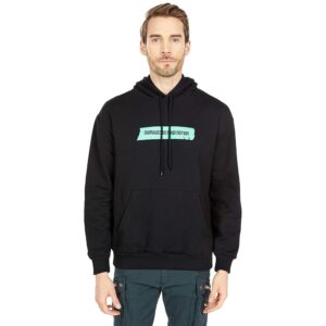 Blue Marble Paris Damaged Beyond Repair Hoodie - Green (Black) Men's Sweatshirt