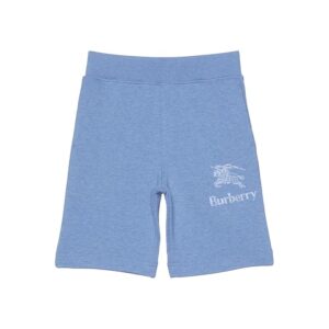 Burberry Kids Norris EKD Shorts (Toddler/Little Kid/Big Kid) (Light Blue Melange) Boy's Shorts