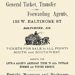 Buy Enlarge 0-587-22639-0P12x18 Geigan and Co. General Ticket Transfer and Forwarding Agents- Paper Size P12x18