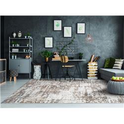 CO46520161626 Couture 3 ft.11 in. x 5 ft. 7 in. Ivory & Copper Area Rug