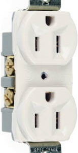 CR15ICC12 15A 125V 3 Wire Grounding Heavy Duty Duplex Outlet, Ivory