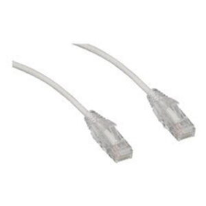 Cablewholesale 13X6-69125 25 ft. Cat6A Slim Ethernet Patch Cable with Pure Copper & Snagless Molded Boot, White