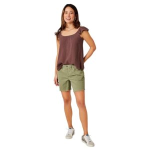 Carve Designs Oahu 6 Twill Short (Olive) Women's Shorts