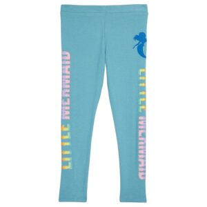 Chaser Kids Little Mermaid Rainbow Bliss Knit Leggings (Toddler/Little Kids) (Wind) Girl's Clothing