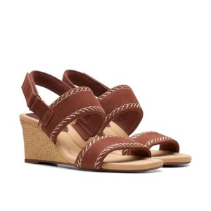 Clarks Kyarra Rose (Tan Nubuck) Women's Sandals