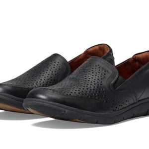 Cobb Hill Lidia Slip-On (Black Leather) Women's Shoes