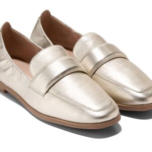 Cole Haan Trinnie Soft Loafers (Soft Gold Leather) Women's Flat Shoes